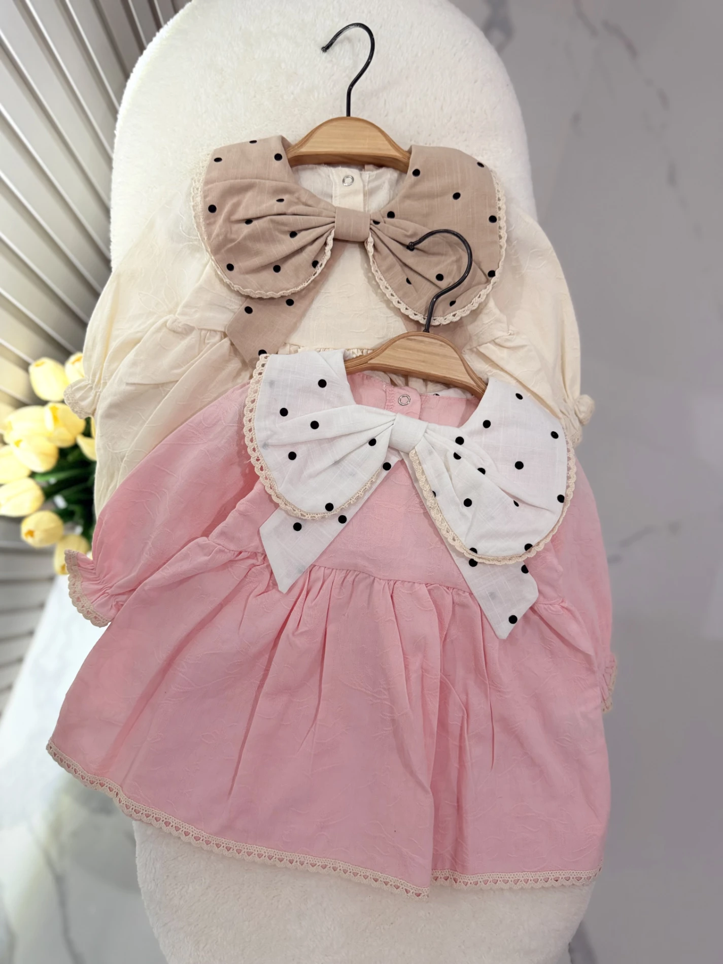 Kurdeleli Fiyonklu Premium Dantelli Elbise