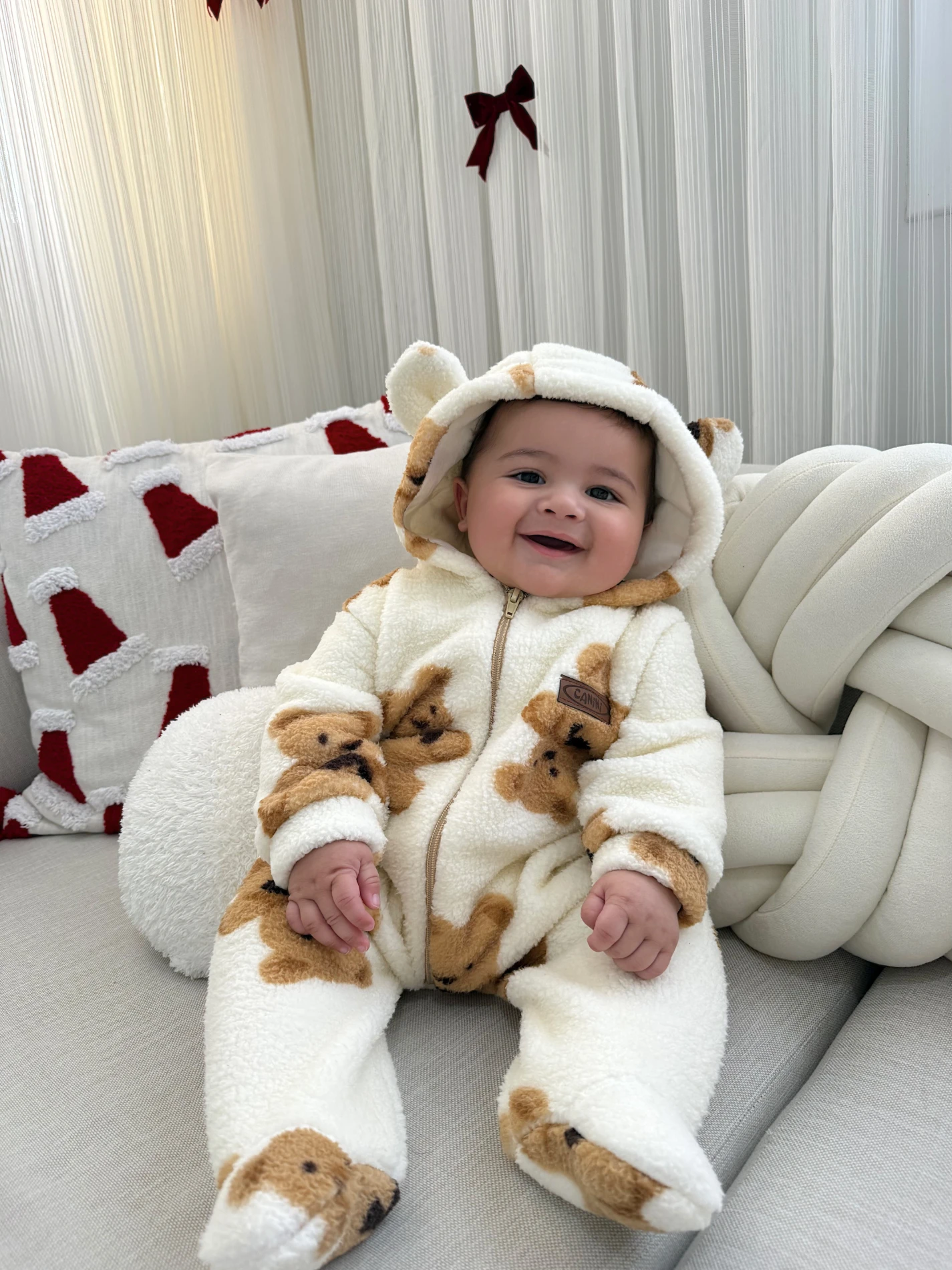 Teddy Bear Astarlı Unisex Welsoft Tulum