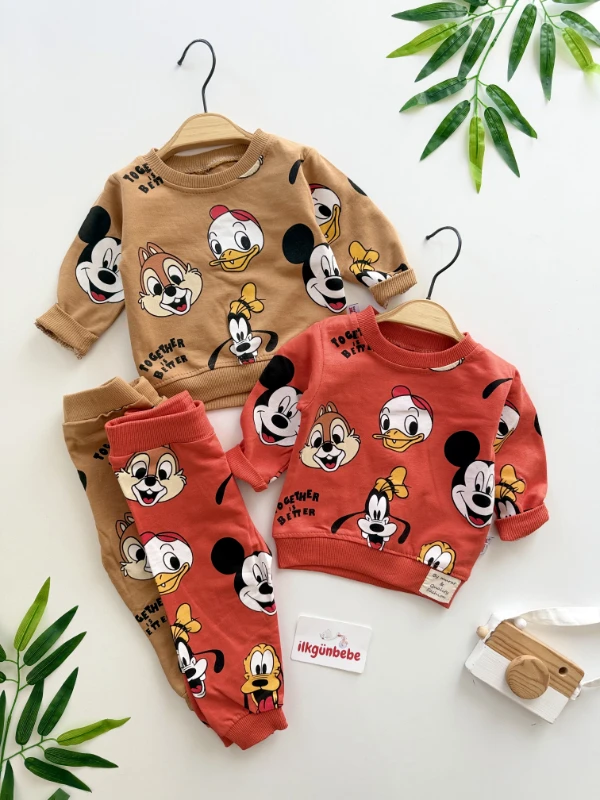 Çizgi Film Karakterli Mevsimlik 2’li Takım