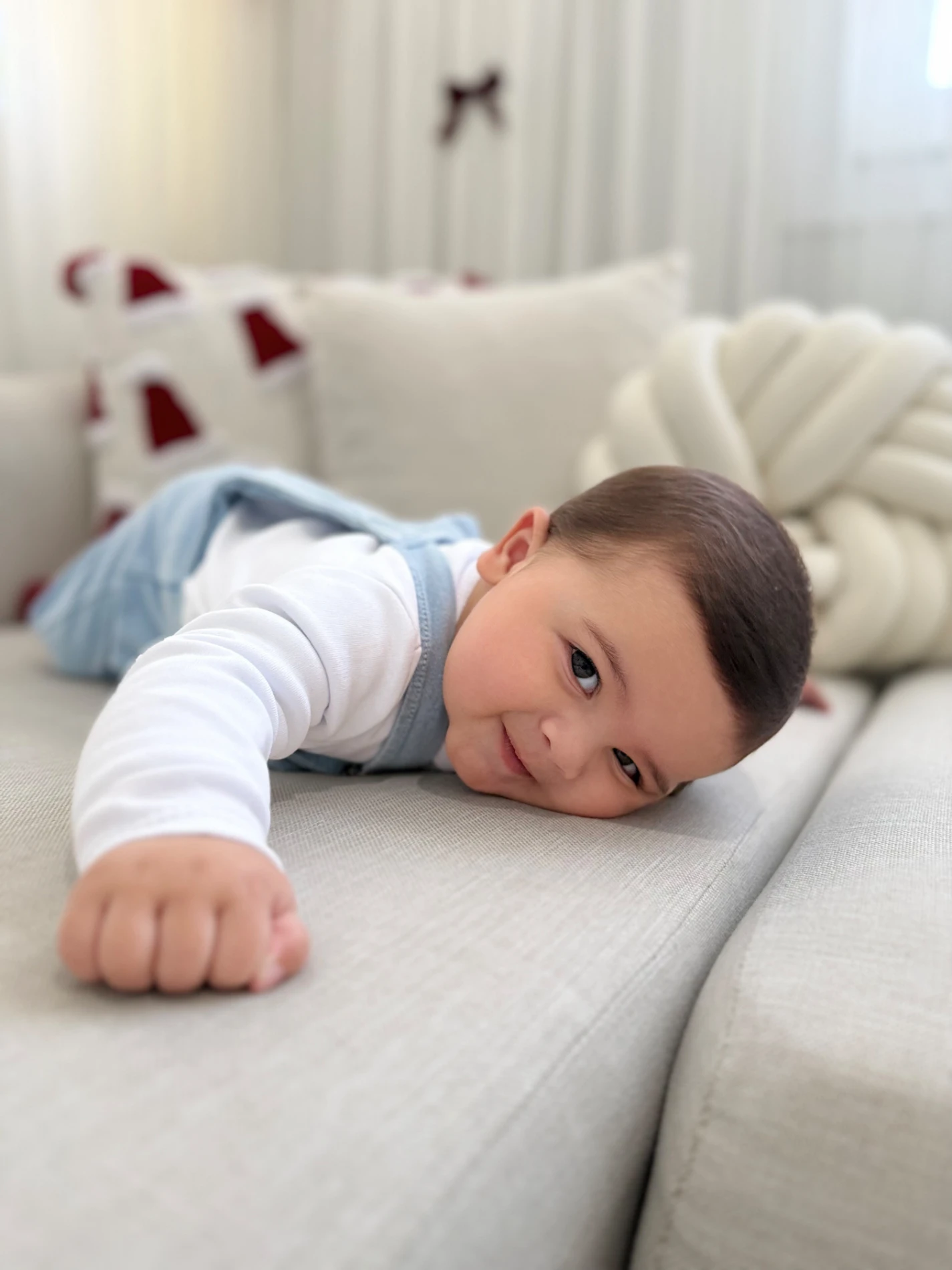 Bear Cep Detaylı Likralı Esnek Kumaş 2’li Salopet Takım