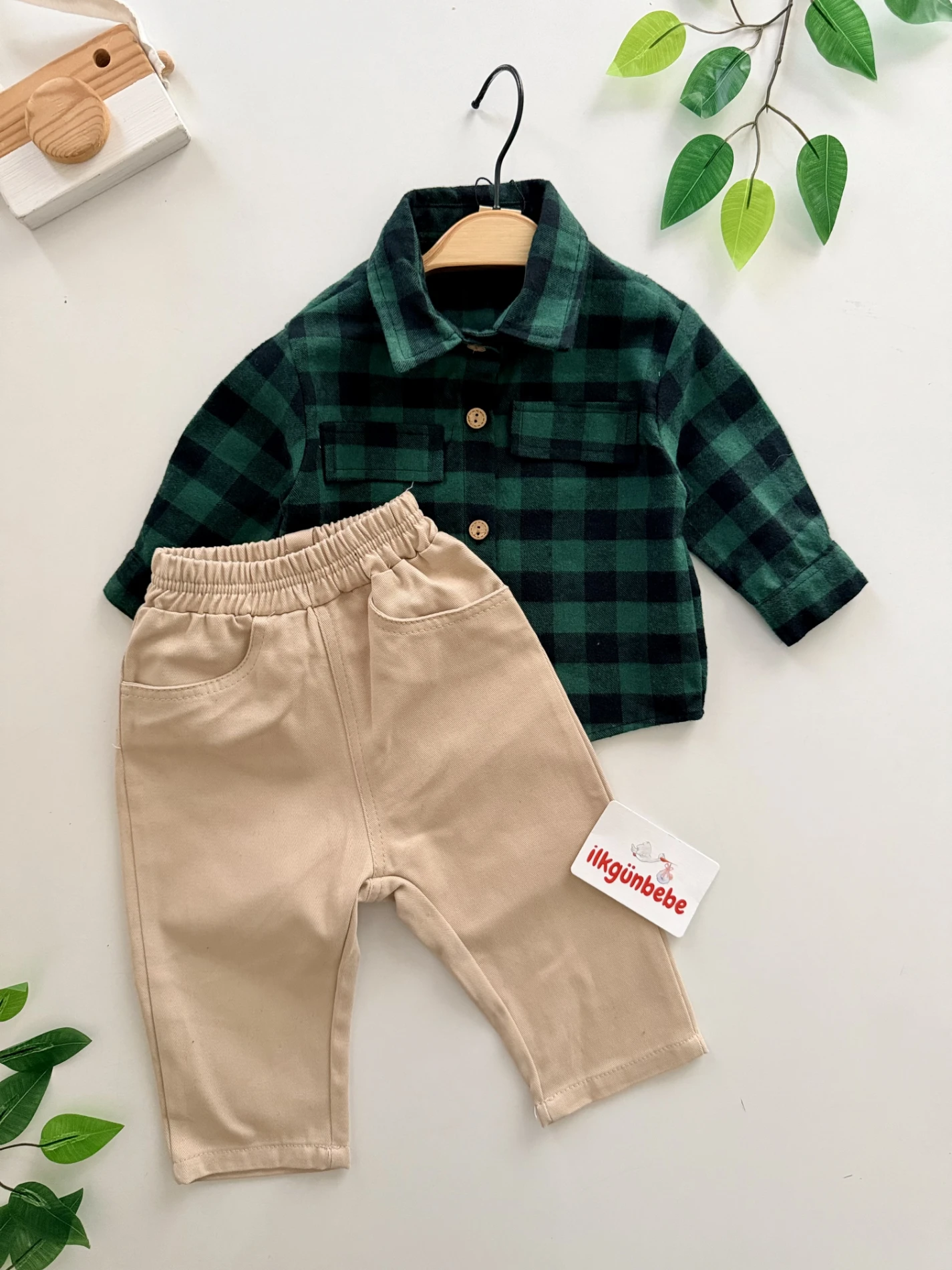 Ekose Oduncu Gömlekli Cool 2’li Takım