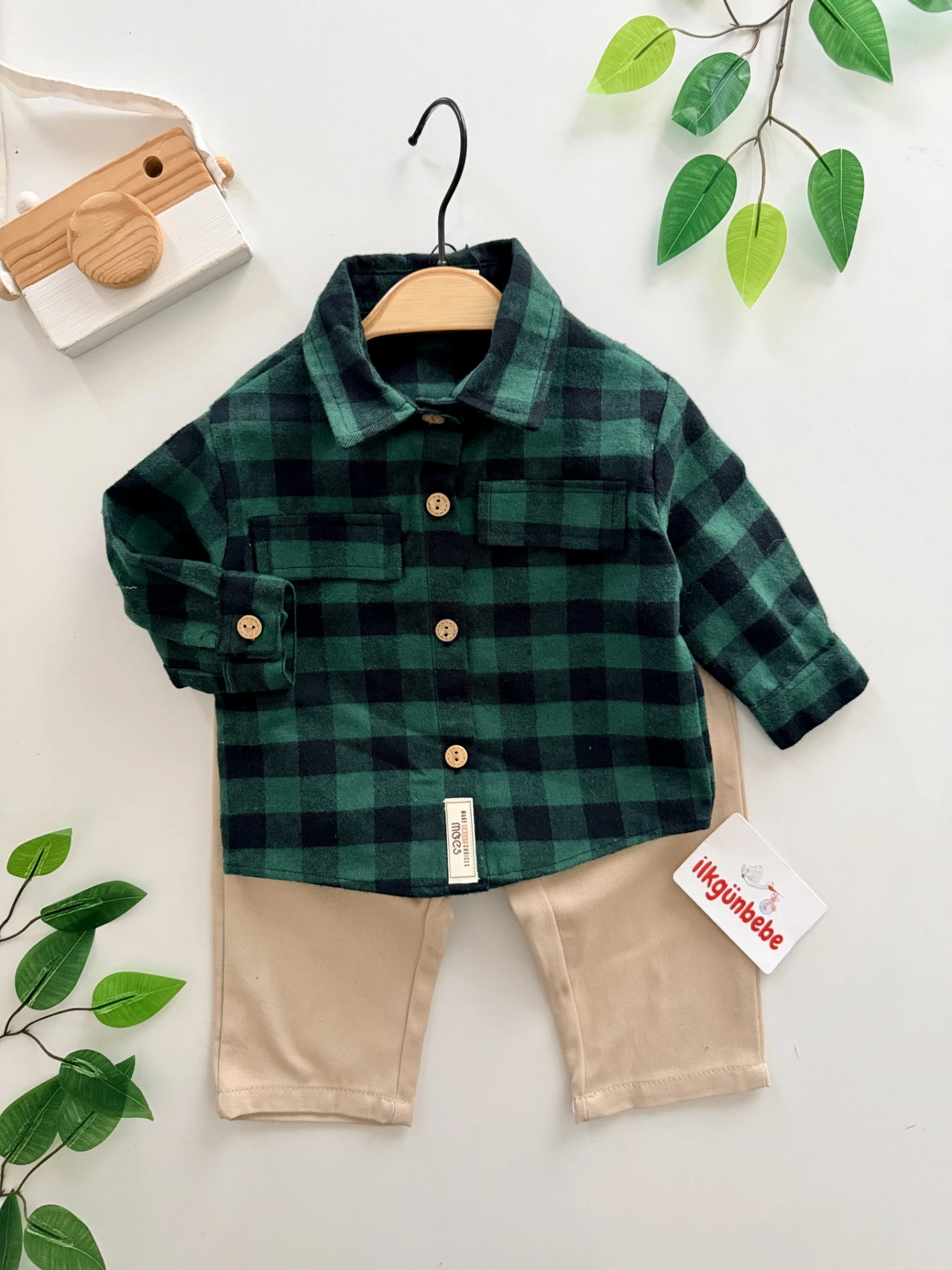 Ekose Oduncu Gömlekli Cool 2’li Takım