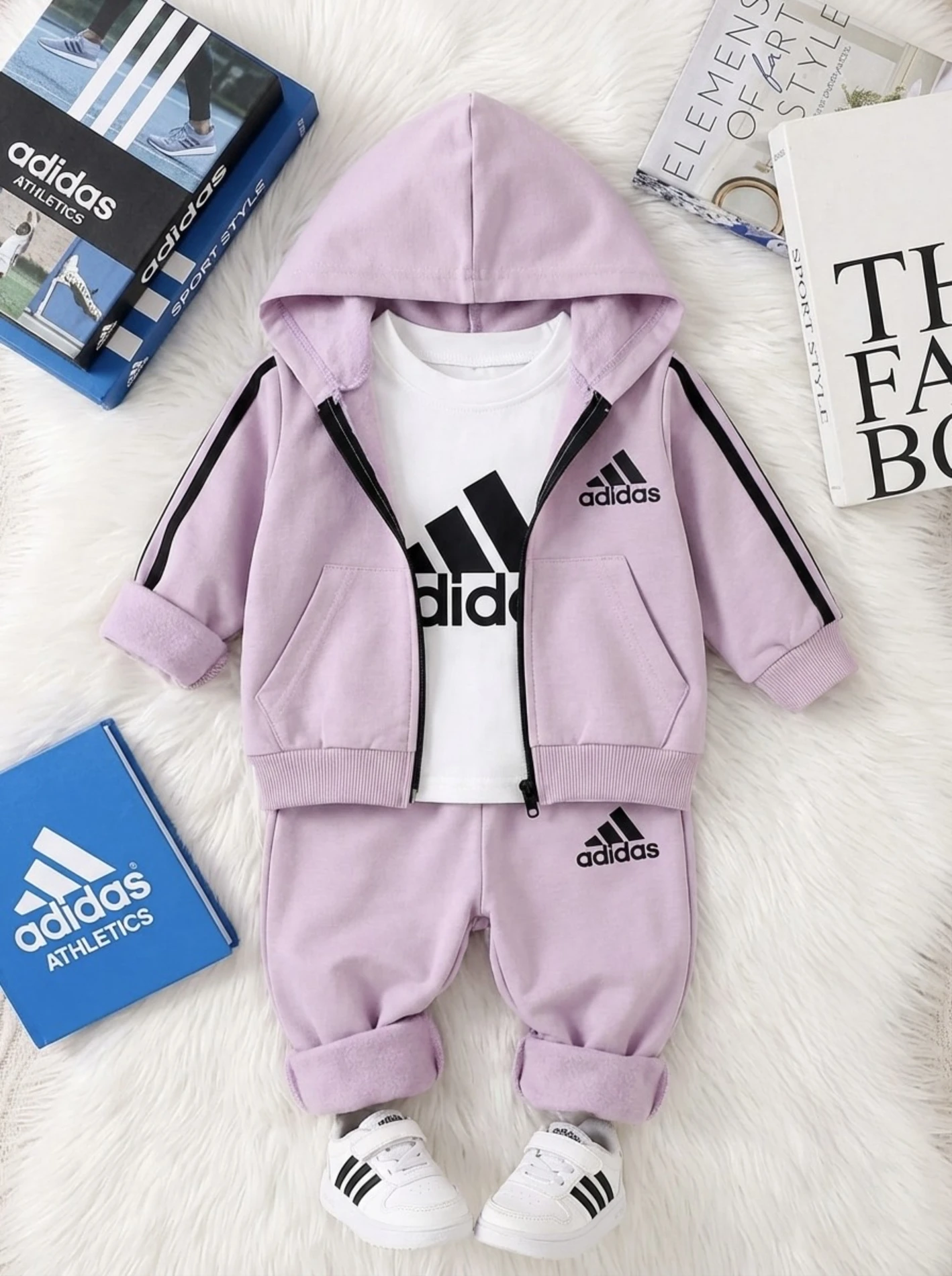 Marka Bodyli Hırkalı 3’lü Mevsimlik Takım