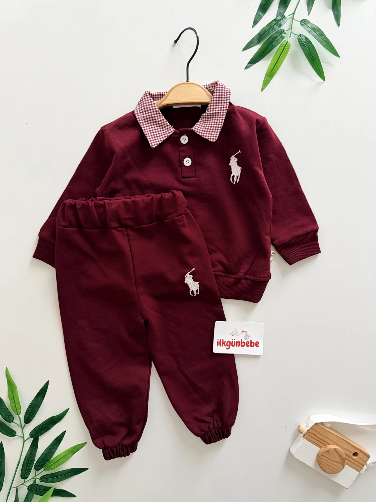 Marka Polo Yakalı 2 İp Mevsimlik 2’li Takım