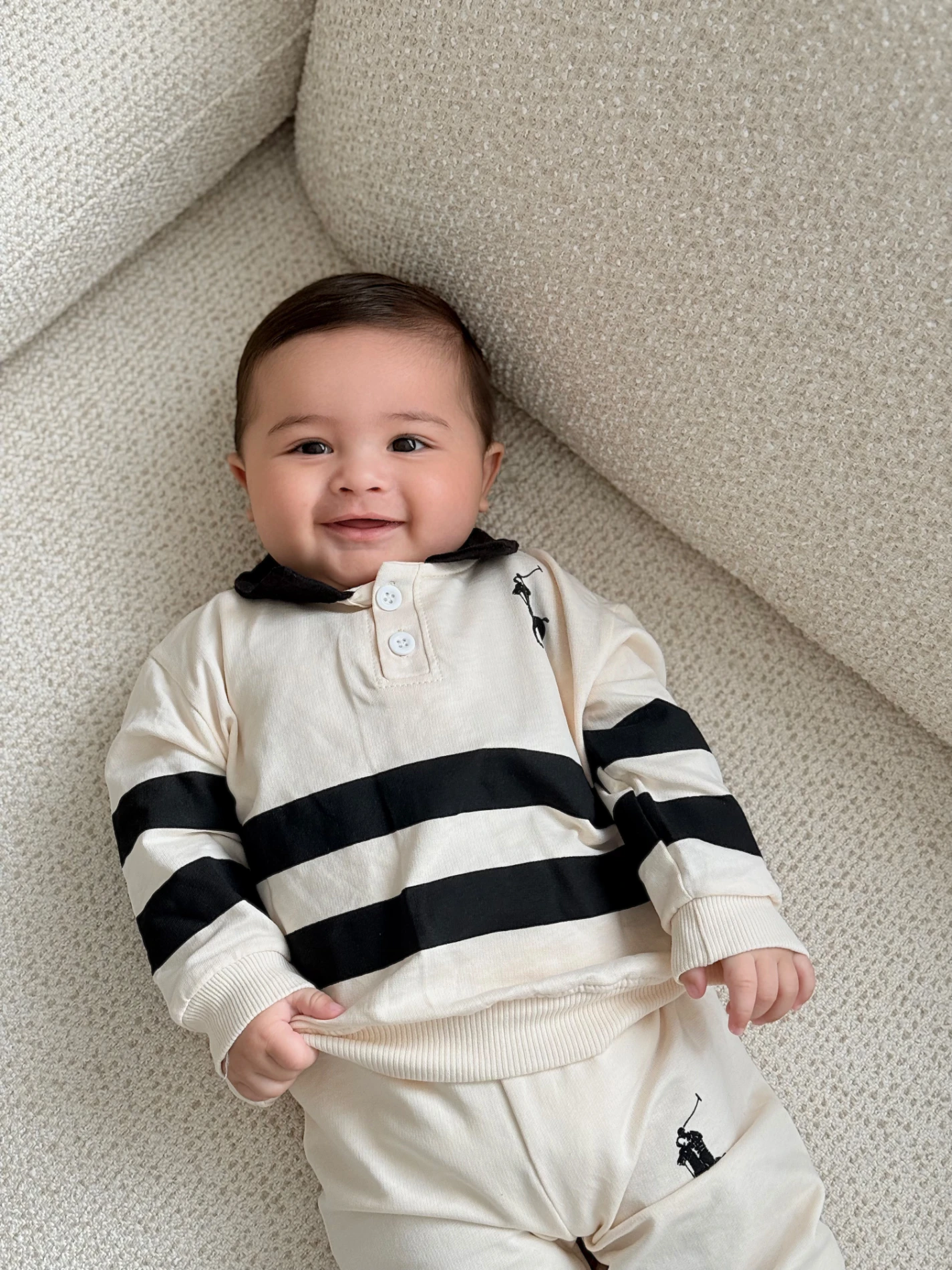 Marka Çizgili %100 Pamuk 2’li Takım