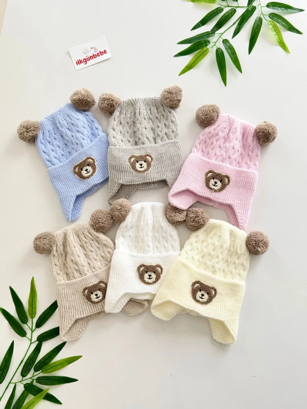 Teddy Ponpon Kışlık Bere