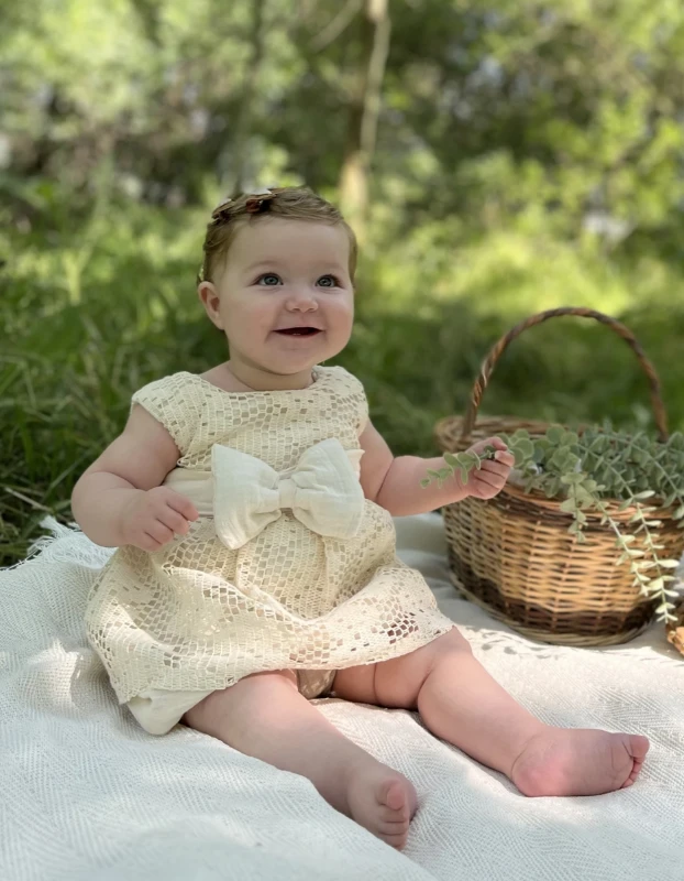 Fiyonklu Premium Kaliteli Bandanalı Elbise 