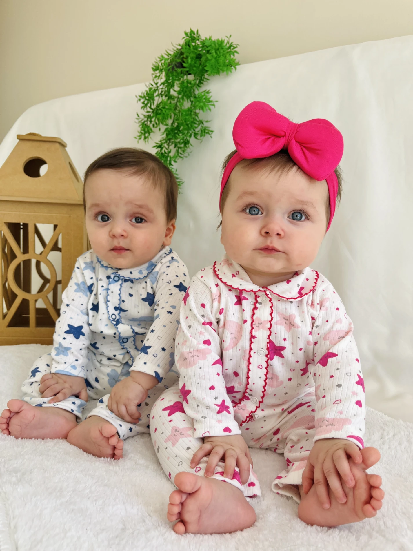 %100 Pamuk Bebe Yakalı Pijama