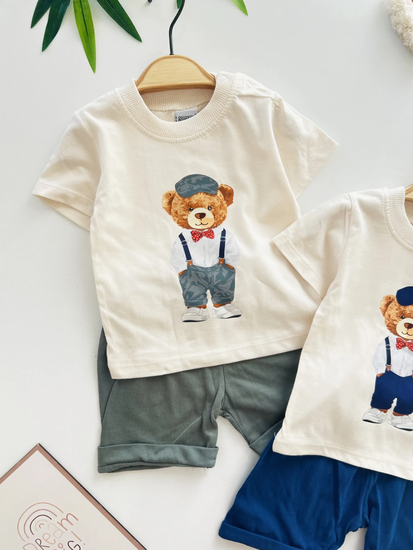 Teddy Bear Kampanyalı Yazlık Şortlu Takım