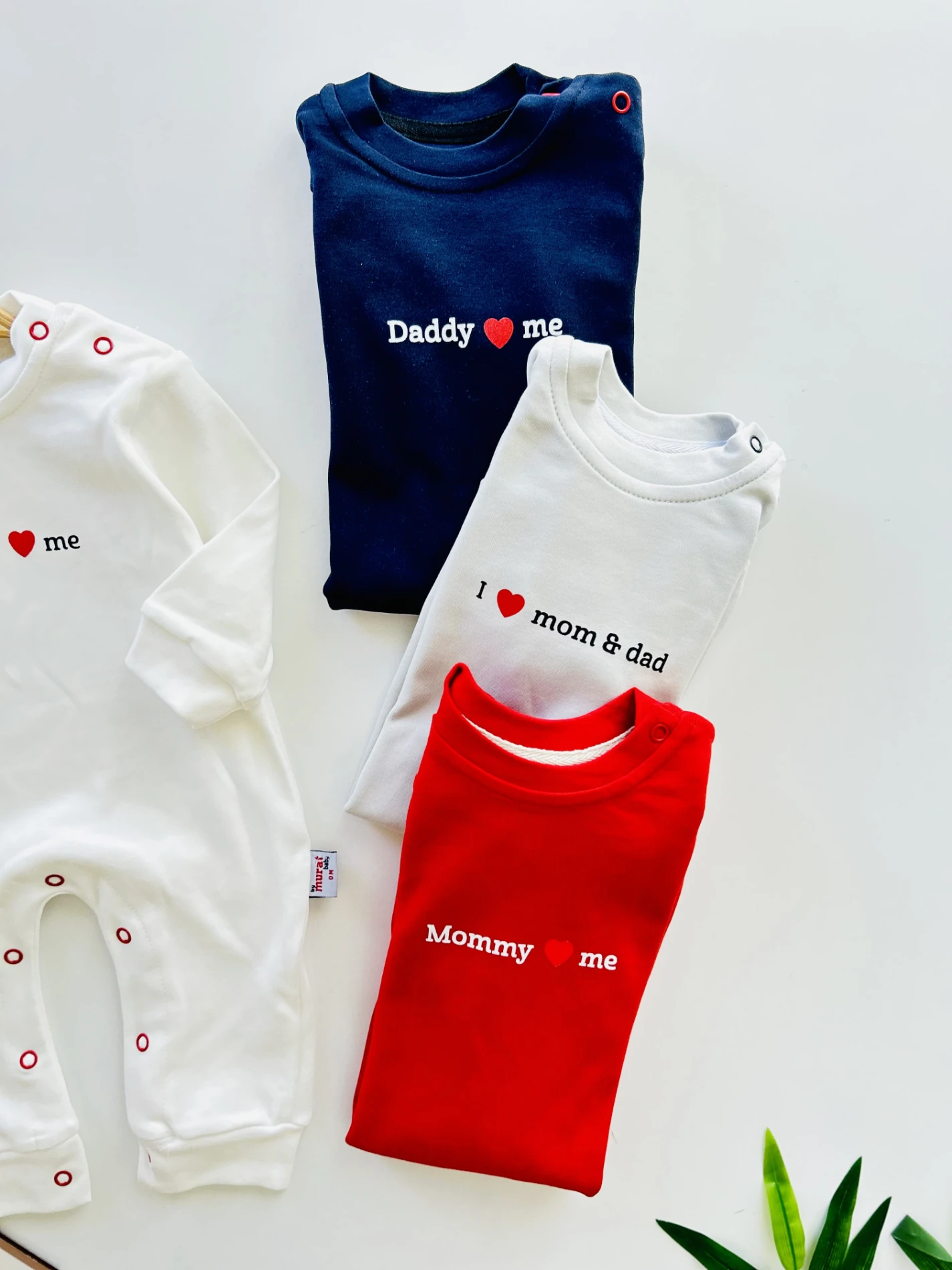 Mommy Love Daddy 5 Parça %100 Pamuk Tulum Seti