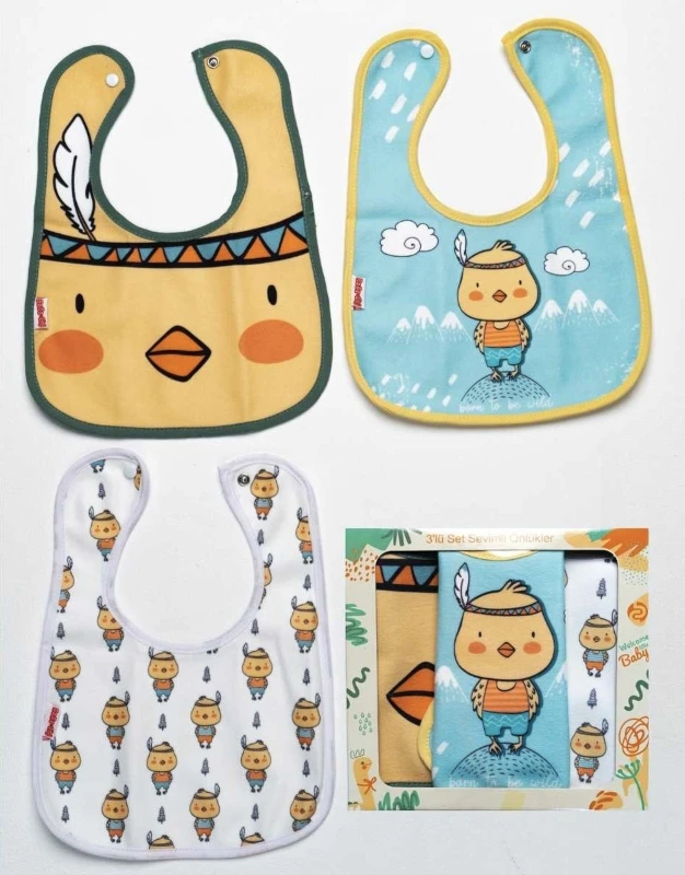  3 Parça Kutulu Önlük