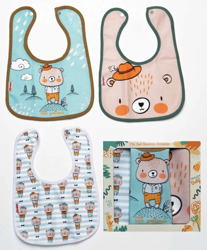  3 Parça Kutulu Önlük