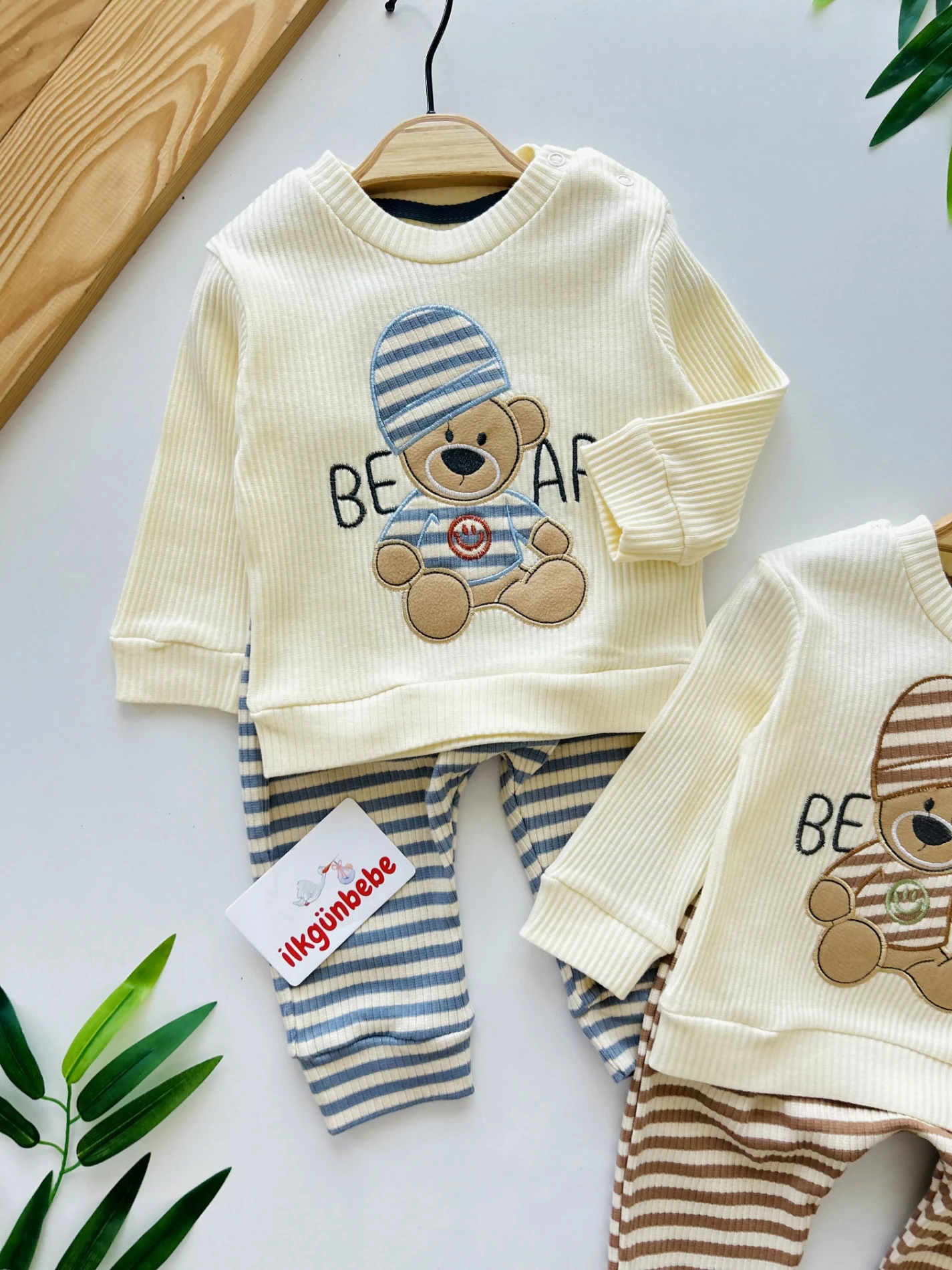 Bear Teddy Esnek Kumaş 2’li Takım