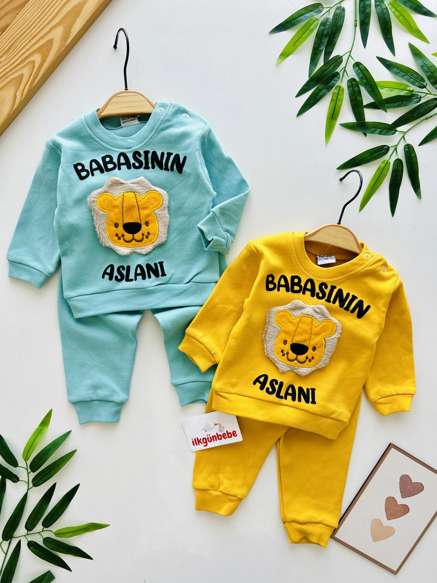 Babasının Aslanı %100 Pamuklu Takım