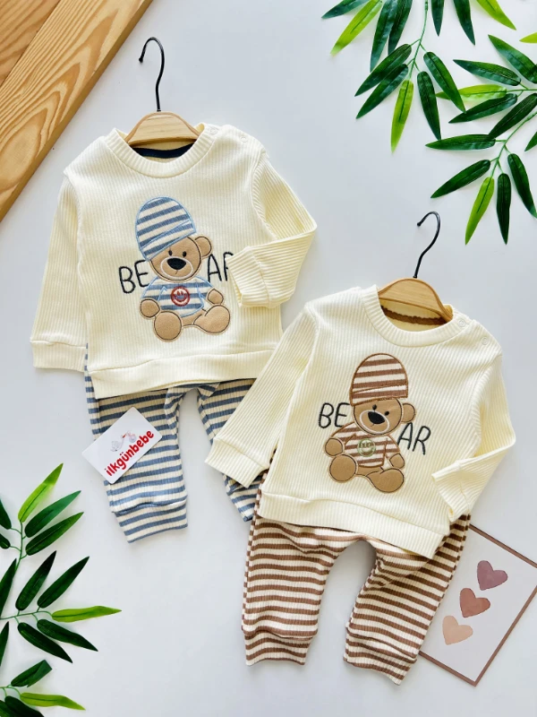 Bear Teddy Esnek Kumaş 2’li Takım