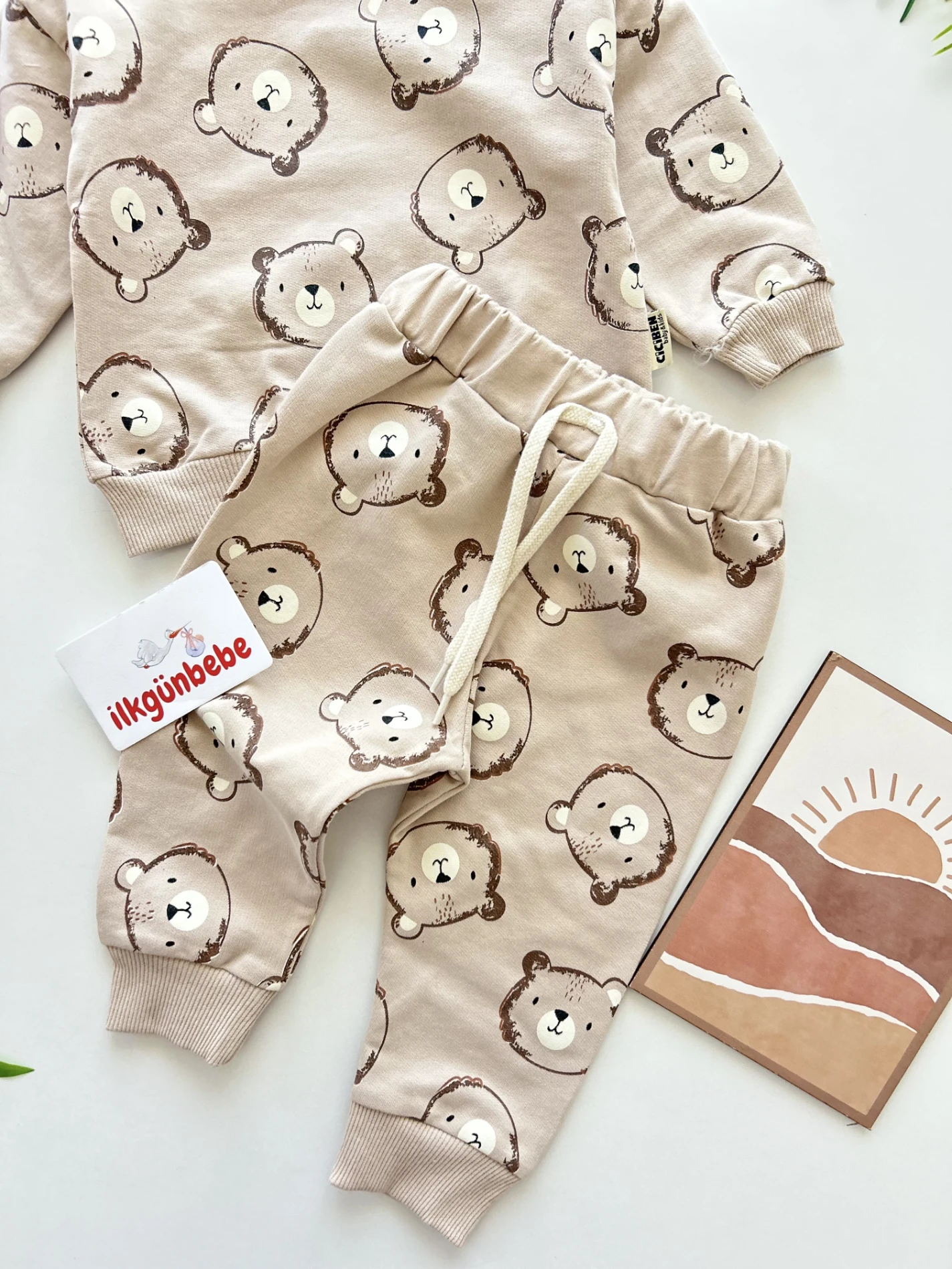 Teddy Bear %100 Pamuk 2’li Takım