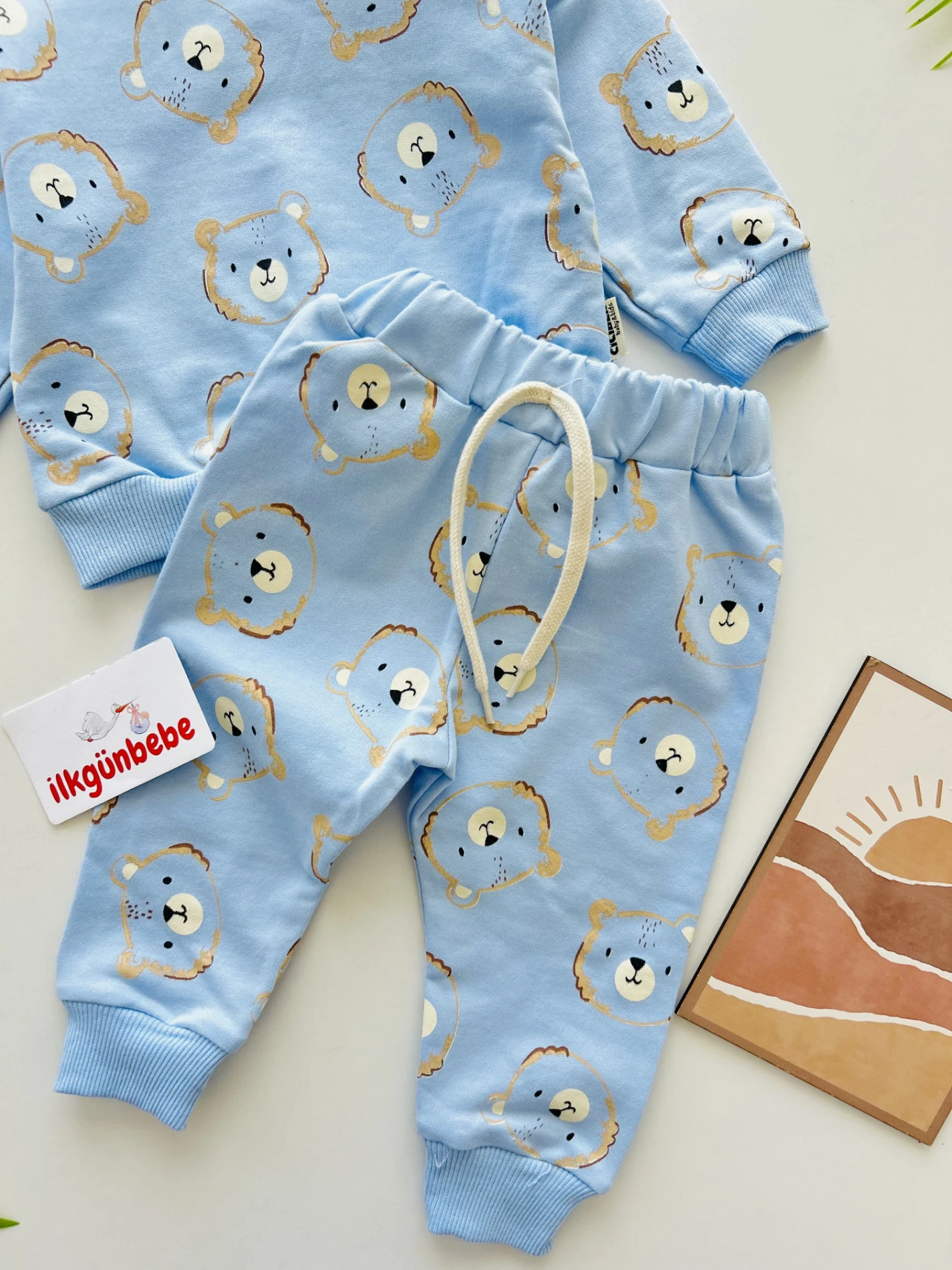 Teddy Bear %100 Pamuk 2’li Takım
