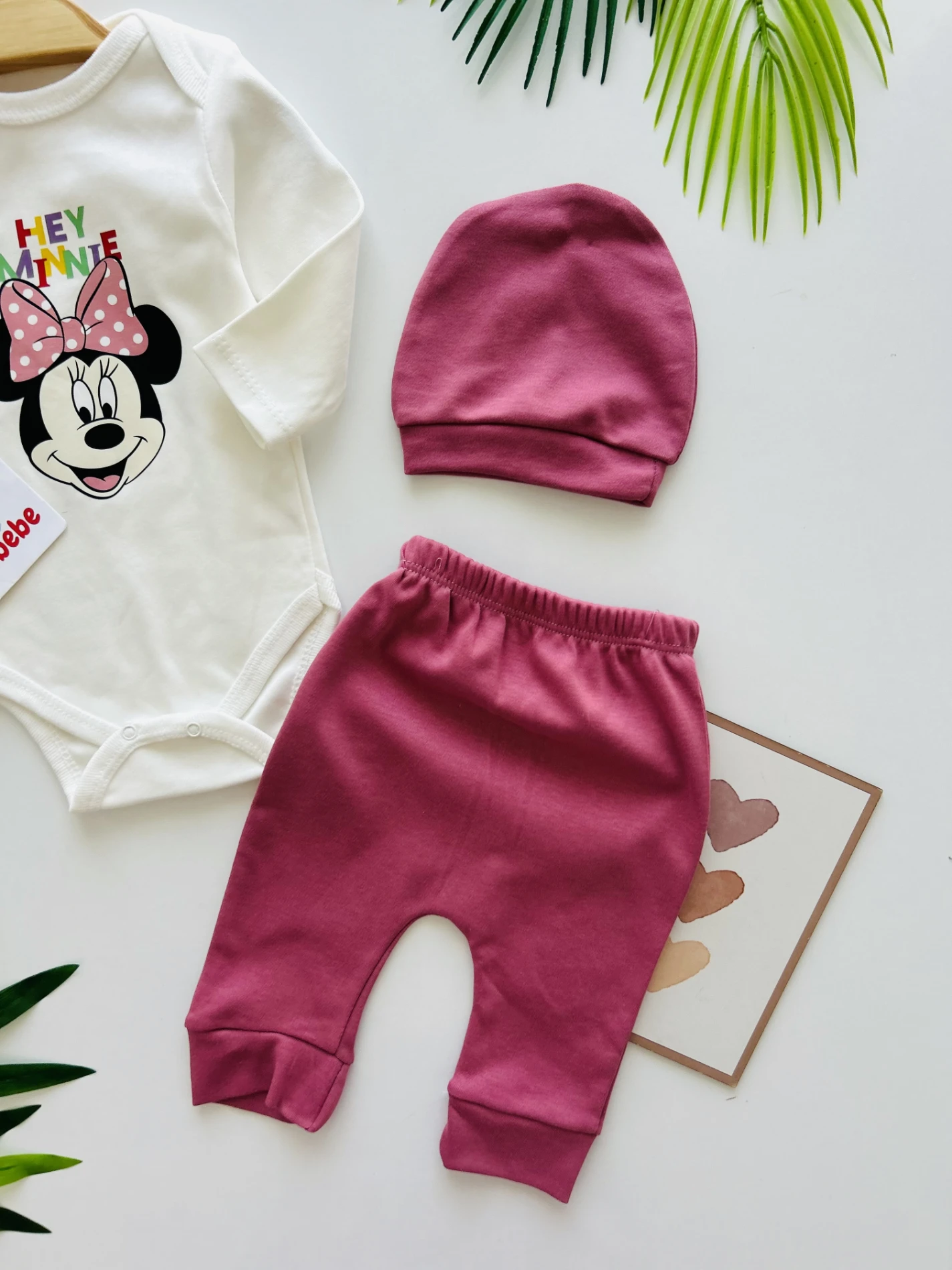Mickey Mouse  Zıbınlı 3’lü Takım