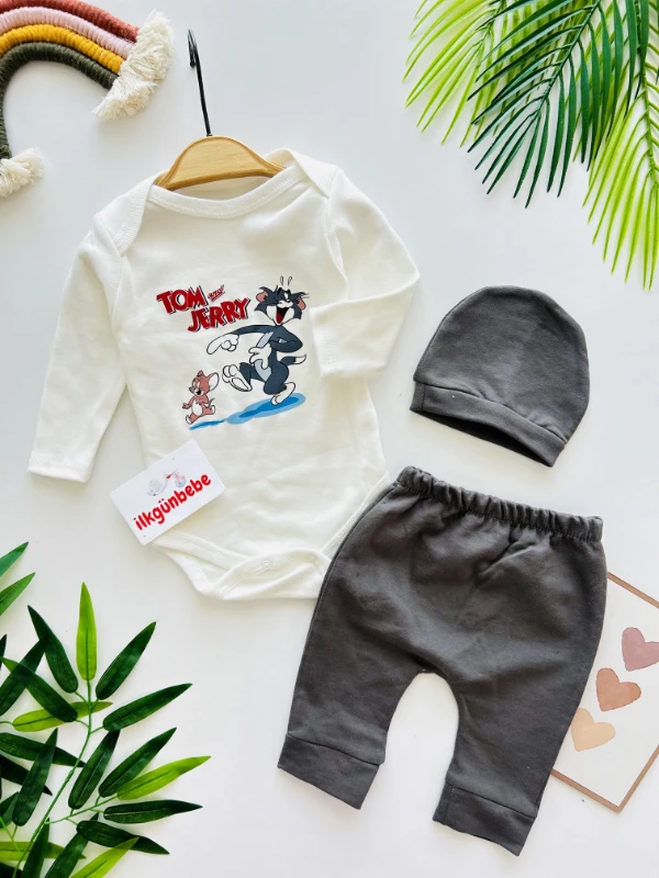 Tom And Jerry Zıbınlı 3’lü Takım