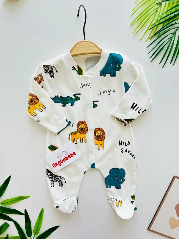 Aslan Desenli %100 Pamuk Tulum