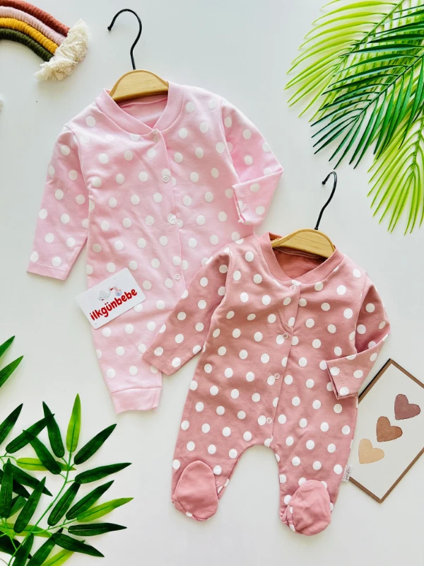 Puantiye  Desenli %100 Pamuk Tulum