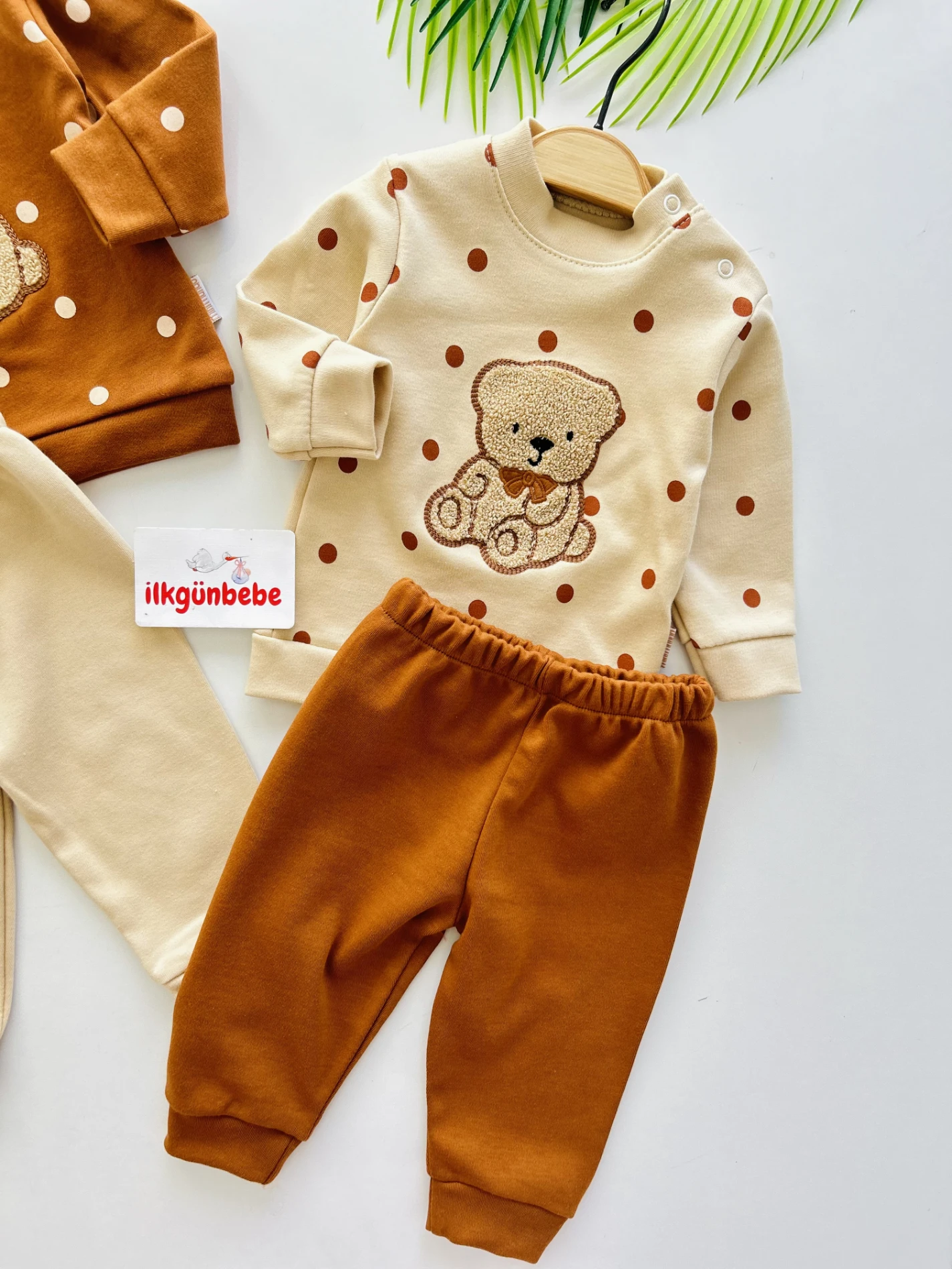 Teddy Bear %100 Pamuk 2’li Takım