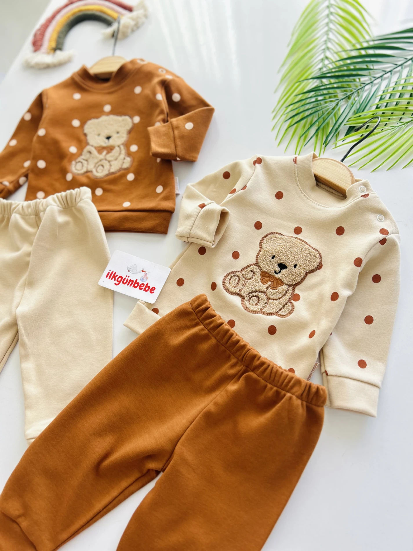 Teddy Bear %100 Pamuk 2’li Takım