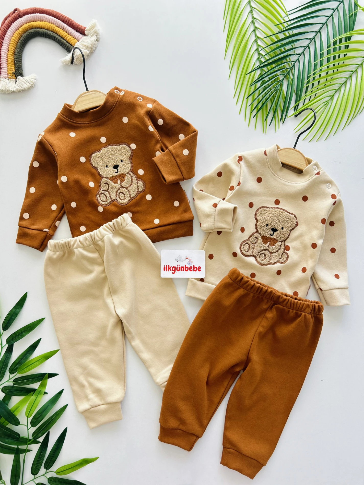 Teddy Bear %100 Pamuk 2’li Takım