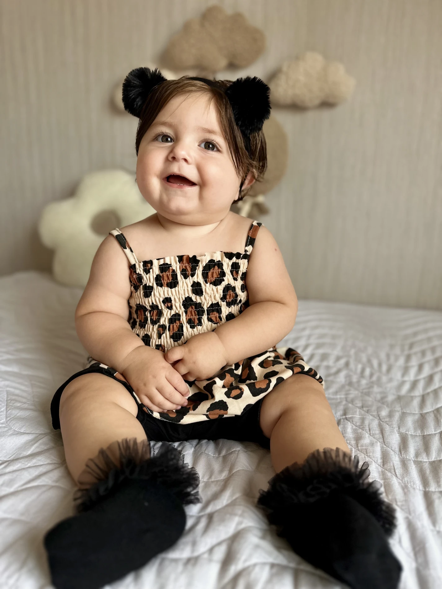 Leopar Desenli Askılı 2’li Takım