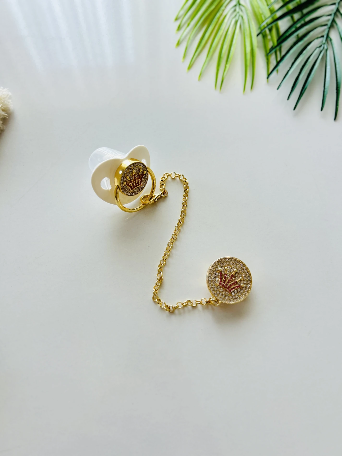 Gold Zincirli Emzik 
