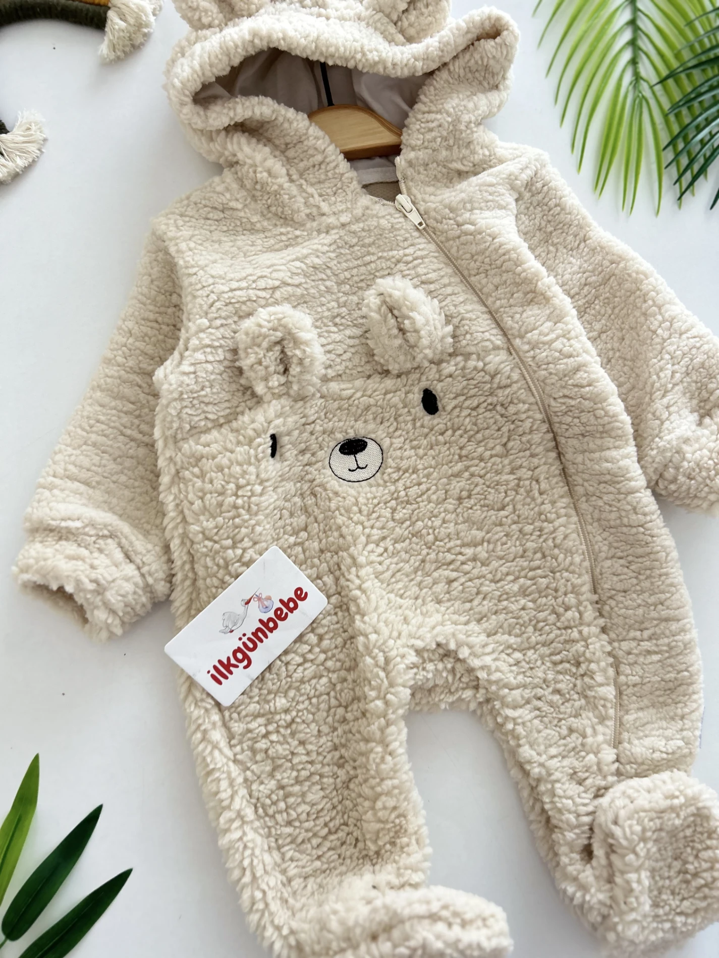Koyun Yünü Kışlık Polar Kumaş Tulum
