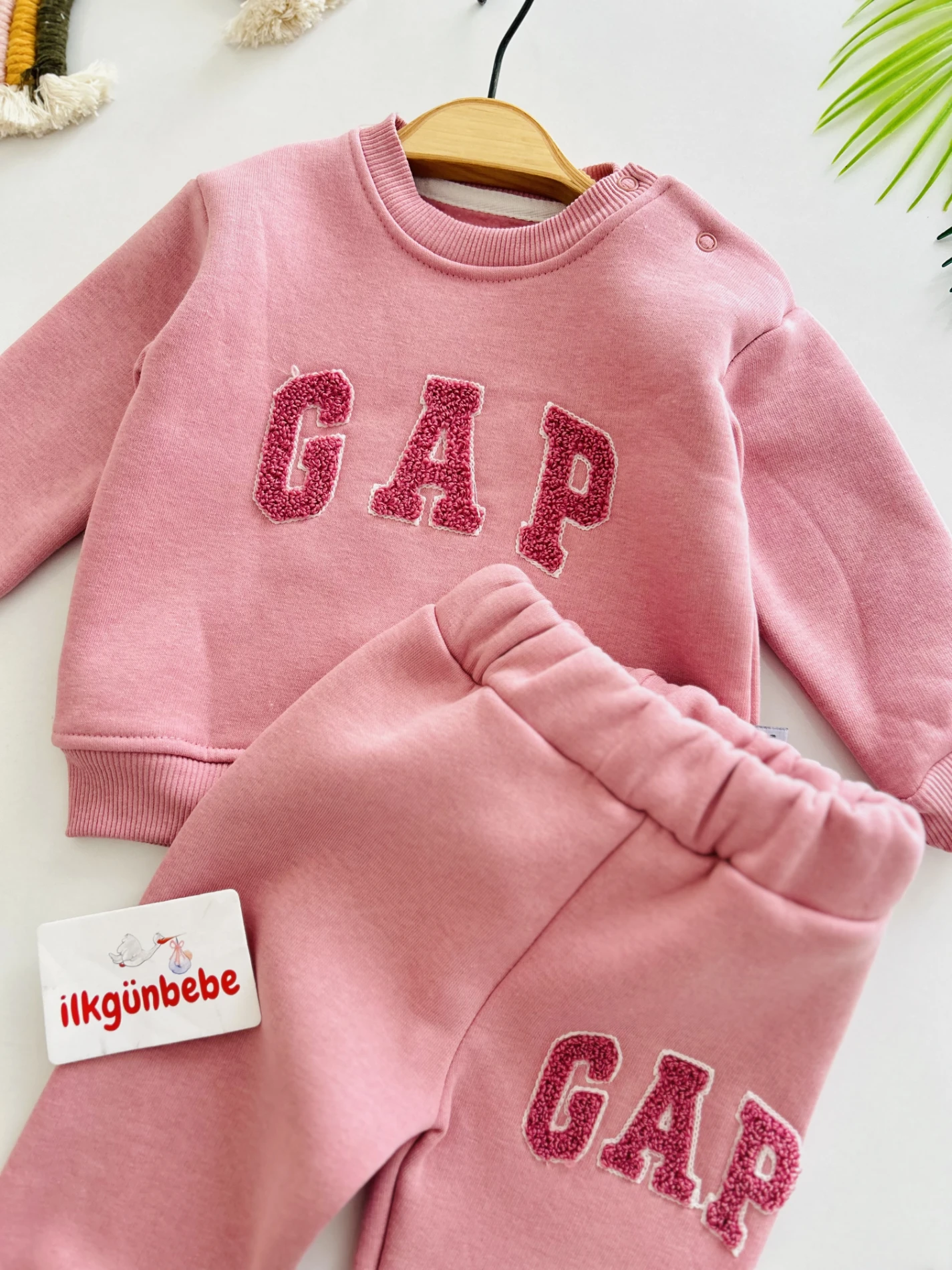 Gap 3 İp Şardonlu Kışlık 2’li Takım