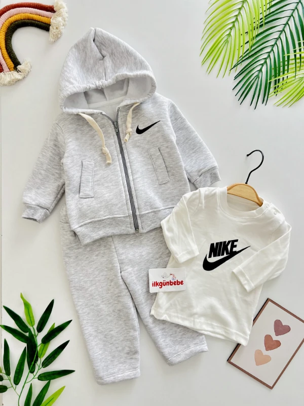 Marka 3 İp Şardonlu Kışlık Premium Kalite 3’lü Takım