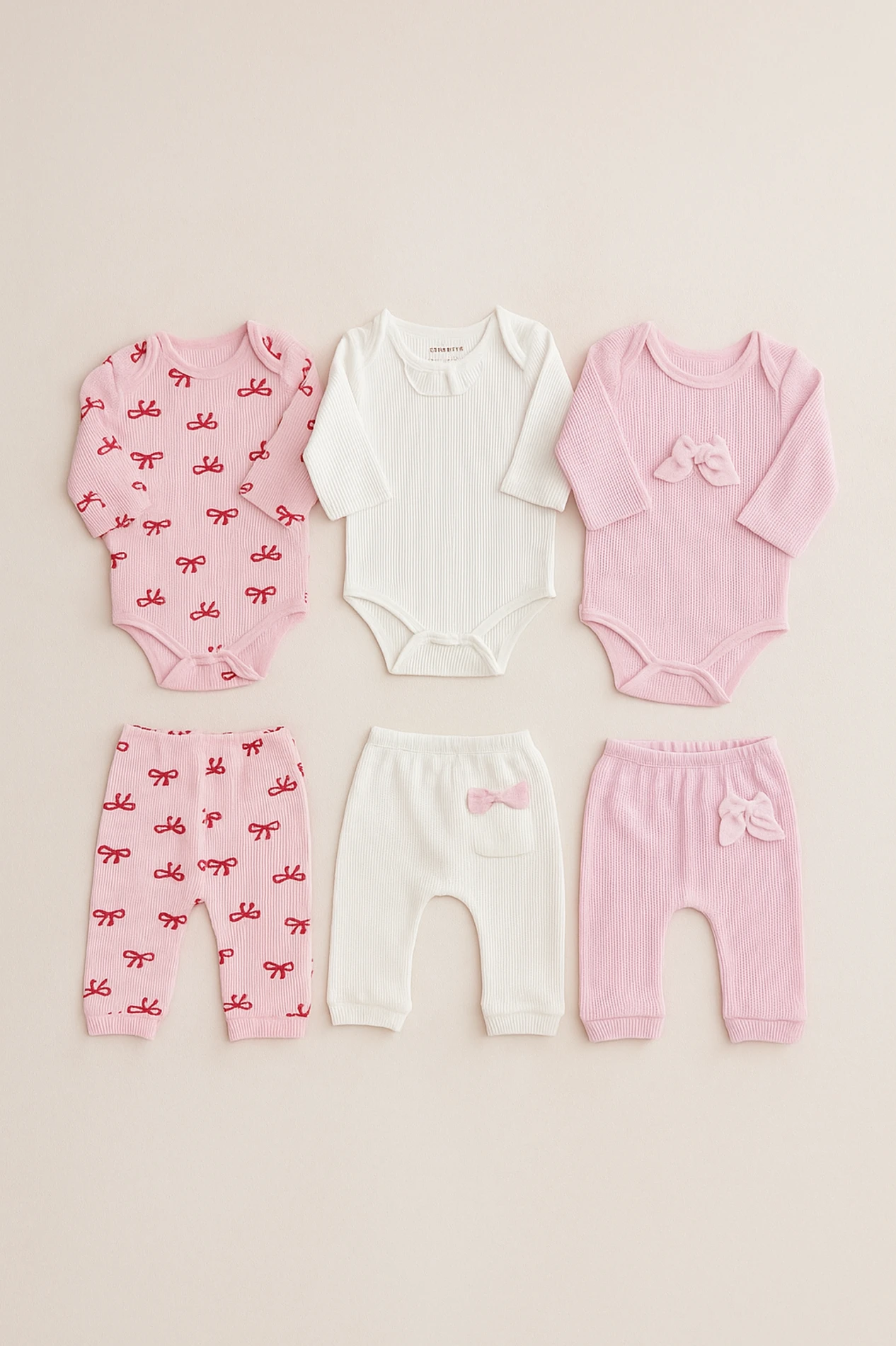 Fiyonk Temalı 6 Parça 3 Body 3 Zıbın Set