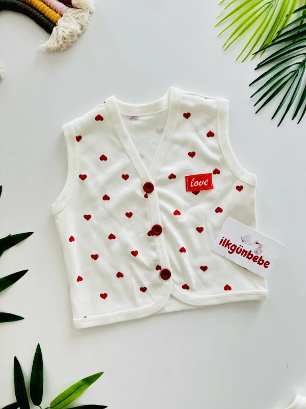 %100 Pamuk Bebe Yelek