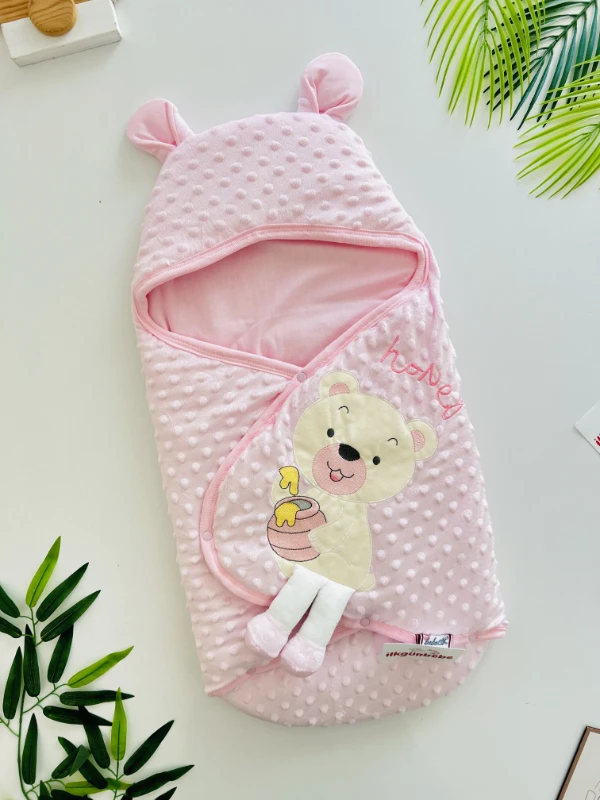 Teddy Honey Nakışlı Kundak