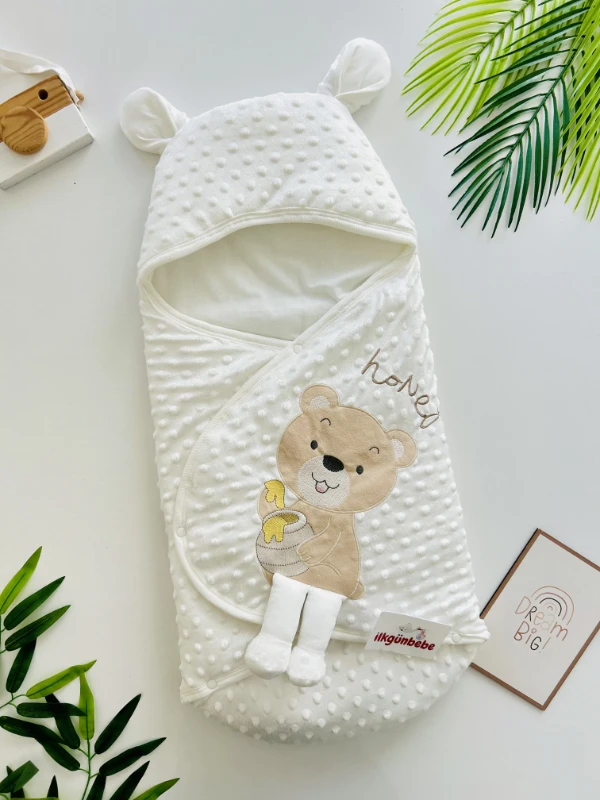 Teddy Honey Nakışlı Kundak