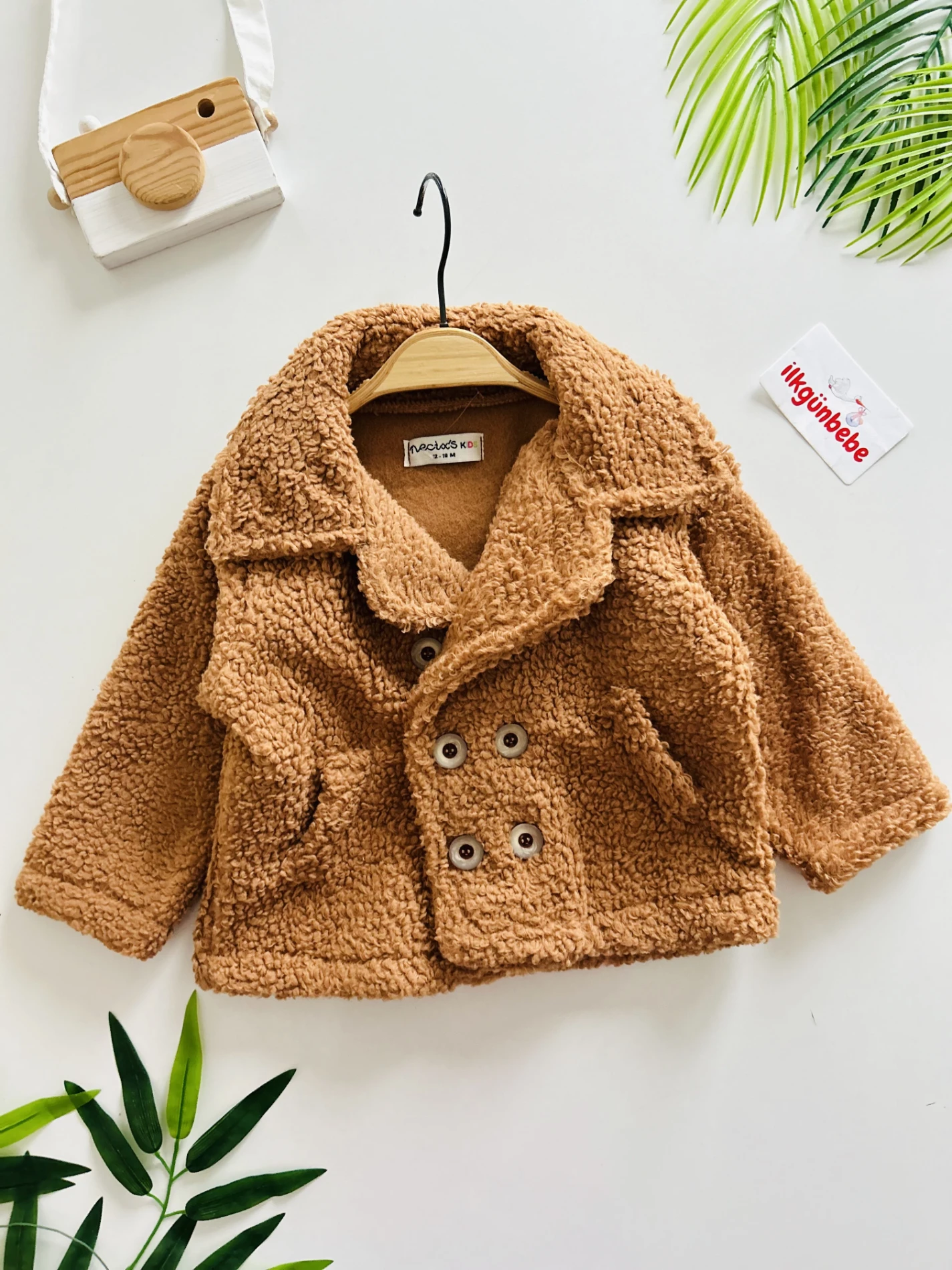 Peluş Yumuşacık Dış Giyim Unisex  Trenç Model  Ceket 