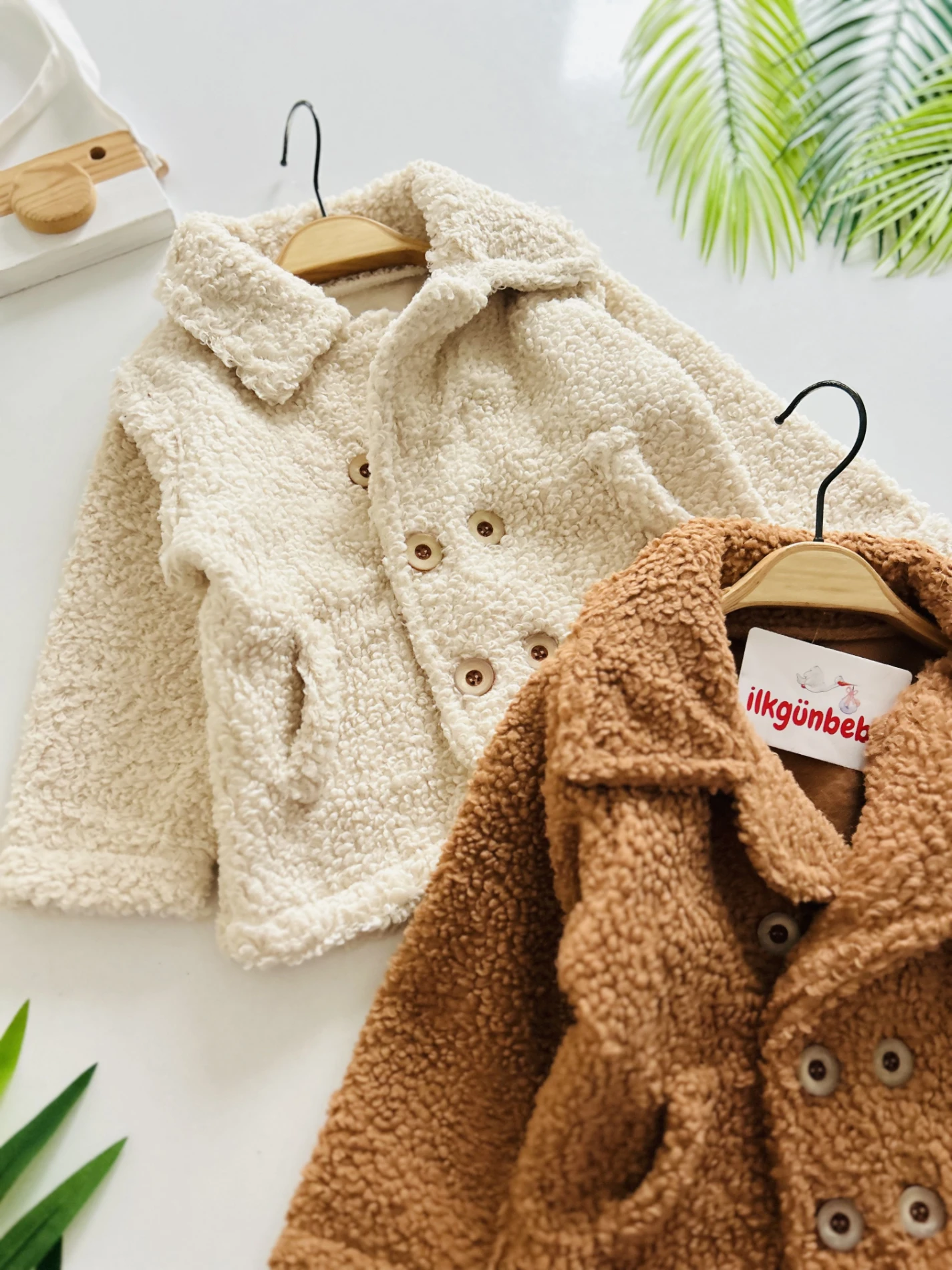 Peluş Yumuşacık Dış Giyim Unisex  Trenç Model  Ceket 