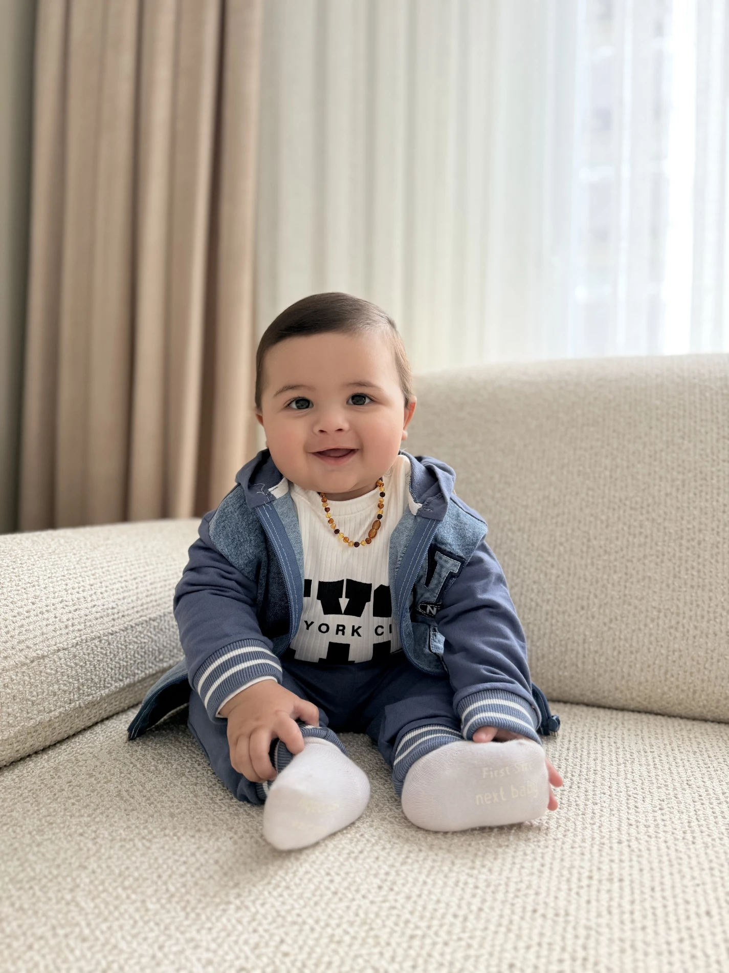 NYC Kot Ceketli Badili Pantalonlu 3’lü Takım