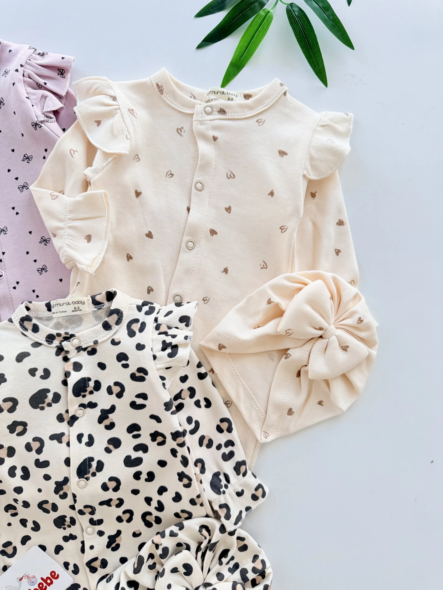 Leogirl %100 Pamuk 3 Bandana 3 Tulum Set