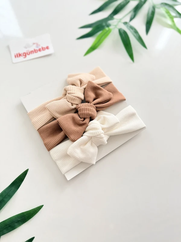 3’lü Leopar Esnek Bandana 