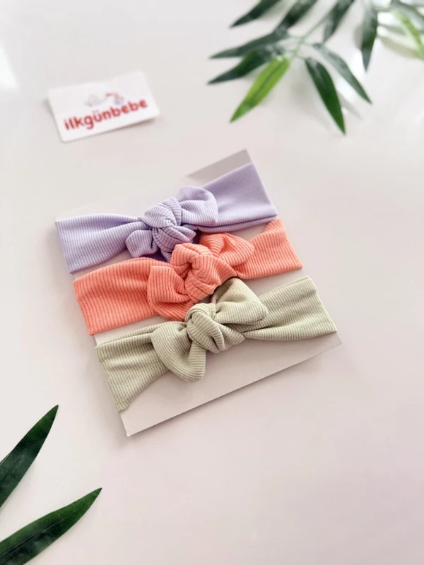 3’lü Leopar Esnek Bandana 