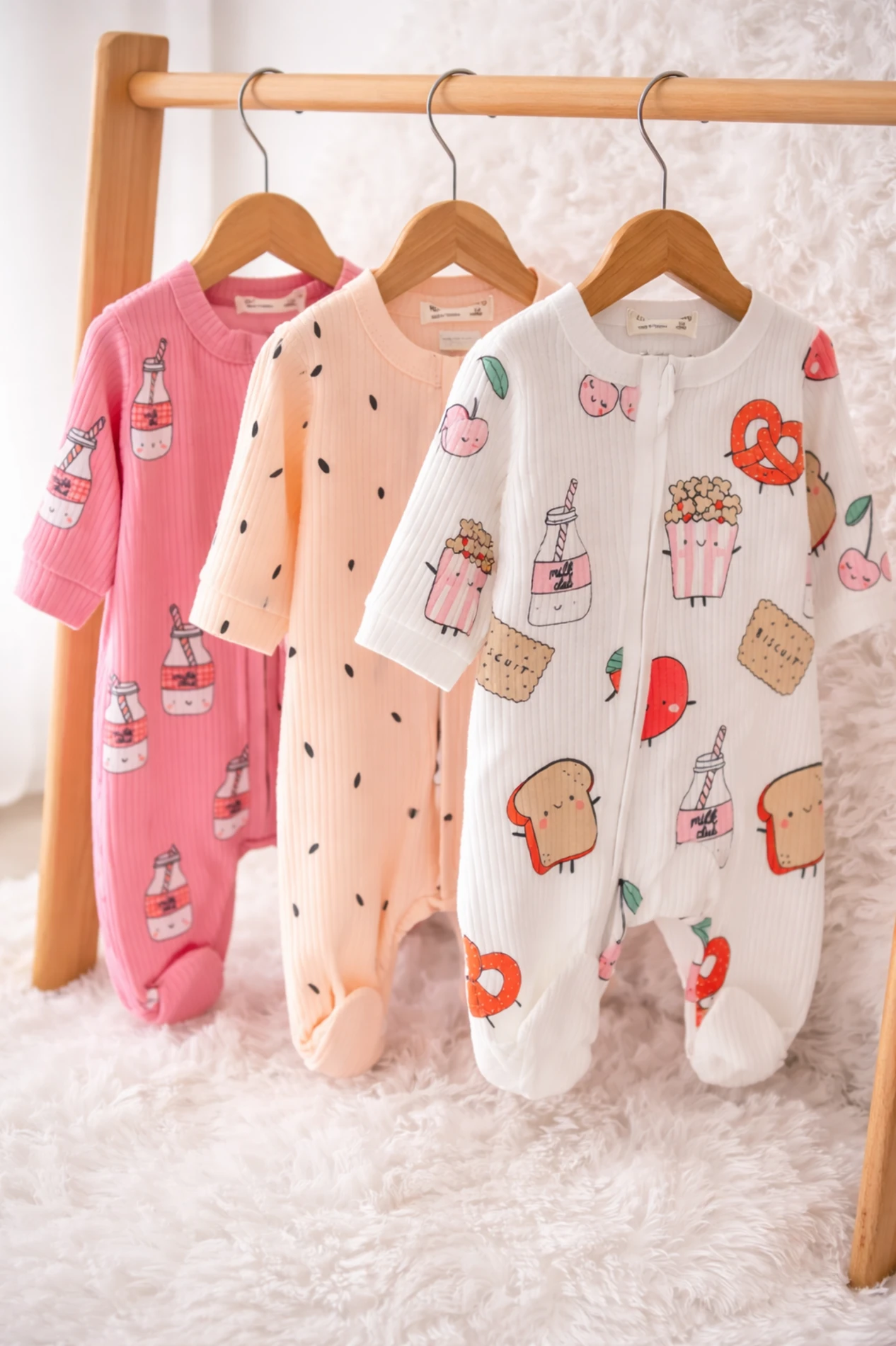 Milk %100 Pamuk  3 ‘lü Tulum Set