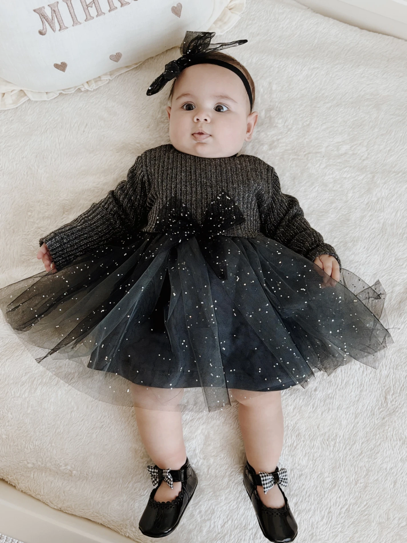 Star Parıltılı Tütülü Triko Kumaş Üstlü Pens Fiyonklu Tokalı Premium Kalite Ürün 