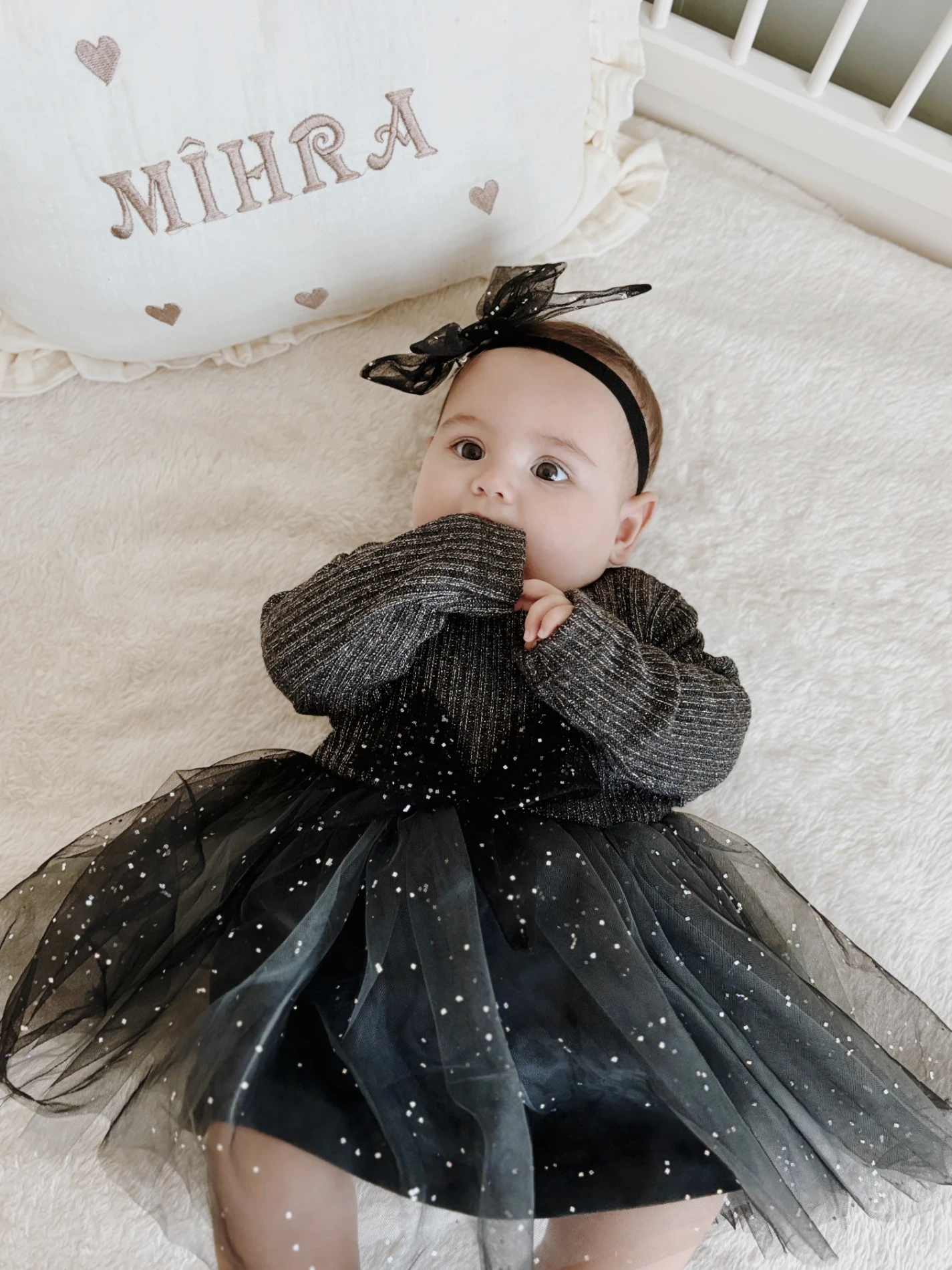 Star Parıltılı Tütülü Triko Kumaş Üstlü Pens Fiyonklu Tokalı Premium Kalite Ürün 