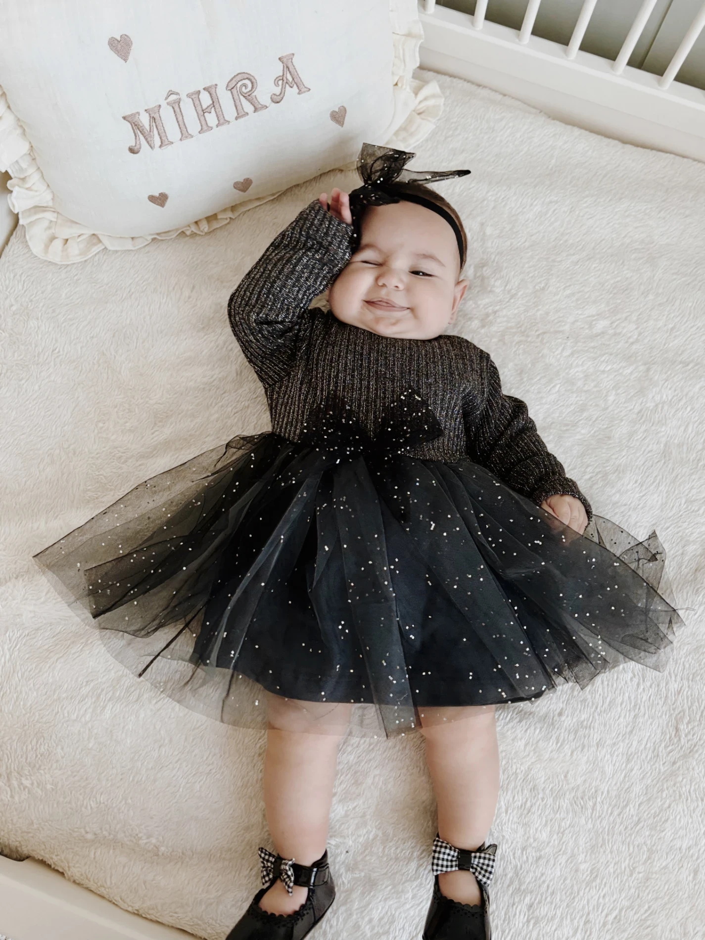 Star Parıltılı Tütülü Triko Kumaş Üstlü Pens Fiyonklu Tokalı Premium Kalite Ürün 