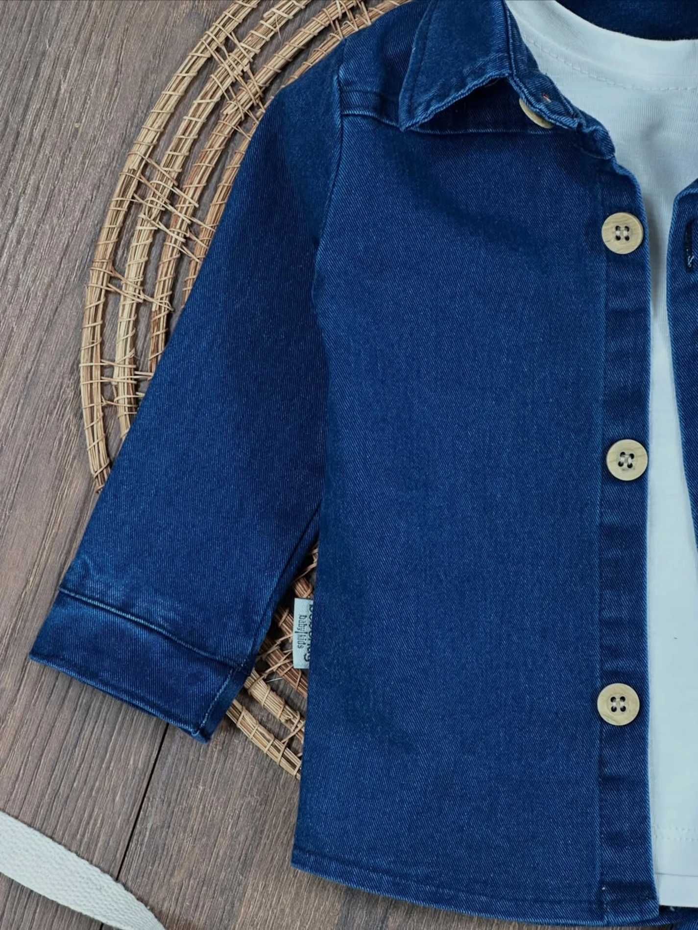 Likralı Esnek Kot Kumaş Gömlekli Tişörtlü Kot Pantalonlu Cool Takım