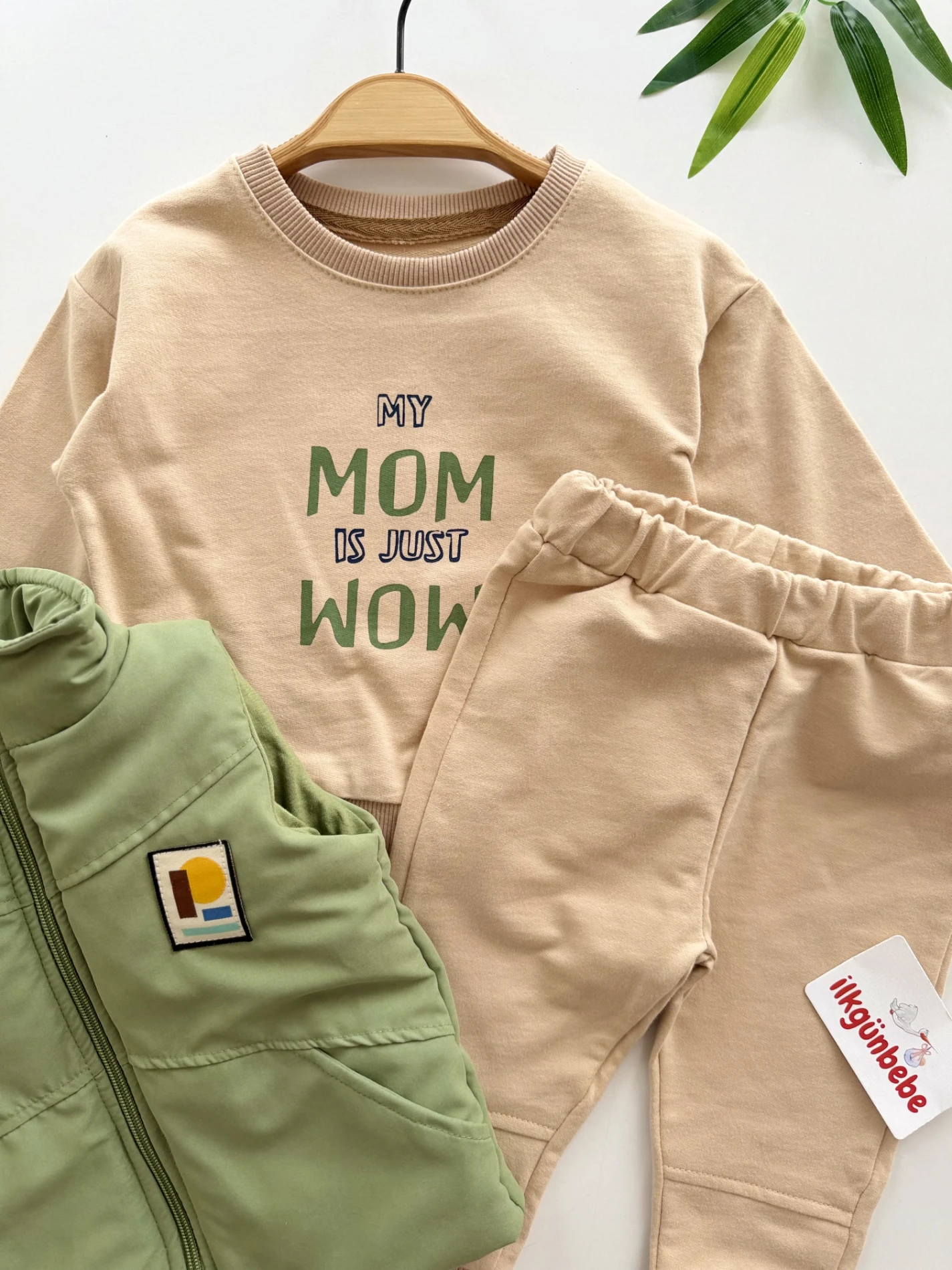 Şişme Yelekli premium kalite Just Wow üçlü takım