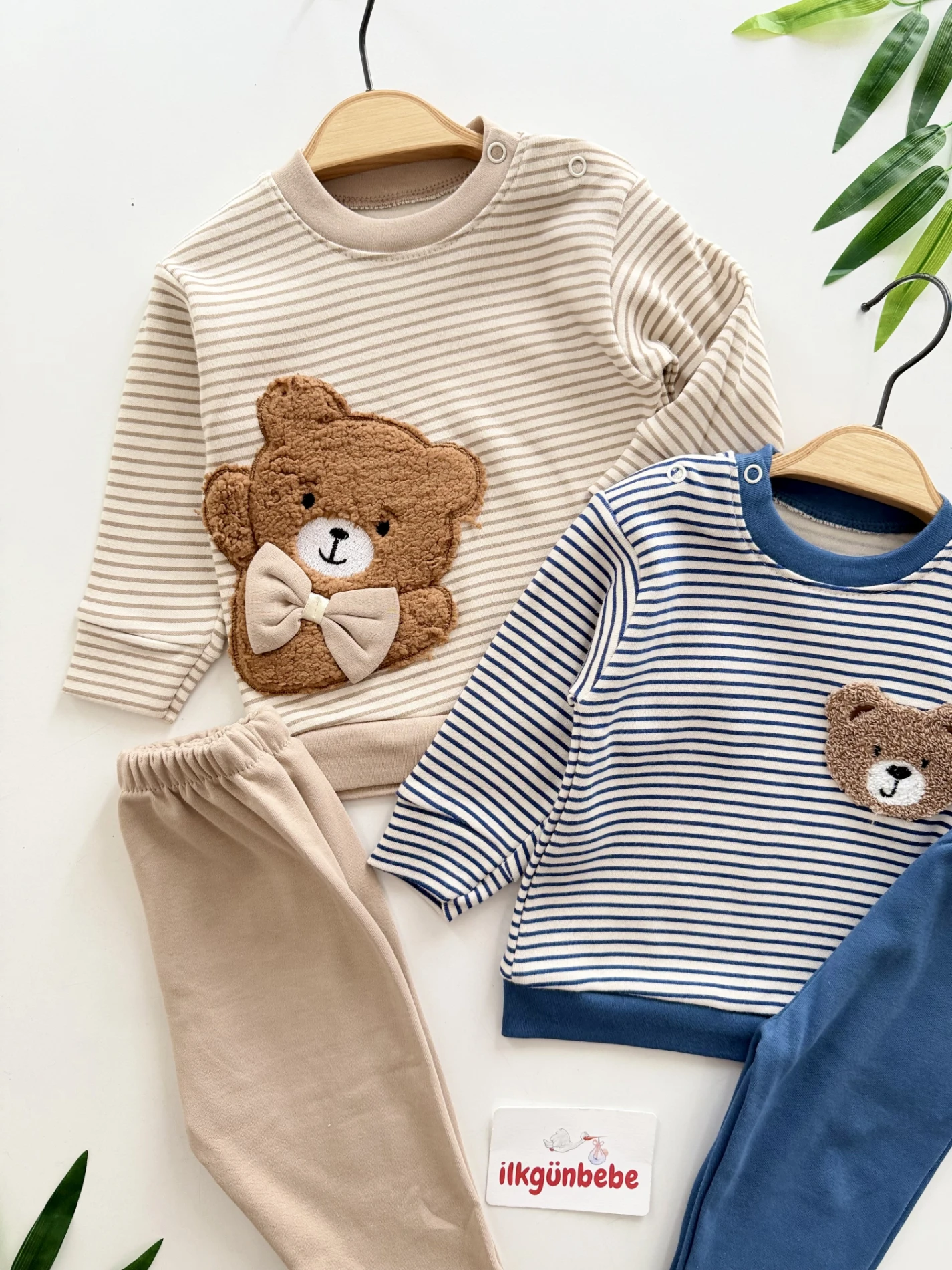Teddy Çizgili 2’li Mevsimlik Takım